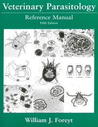 Imagen de portada: Veterinary Parasitology Reference Manual 5th edition 9780813824192