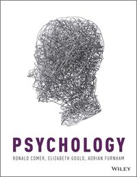 Cover image: Psychology 1st edition 9781119941262