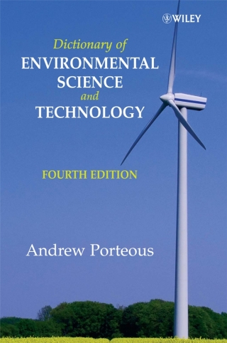 صورة الغلاف: Dictionary of Environmental Science and Technology 4th edition 9780470061954