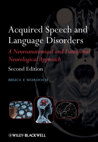 Cover image: Acquired Speech and Language Disorders 2nd edition 9780470025673