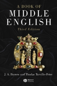 Imagen de portada: A Book of Middle English 3rd edition 9781405117081