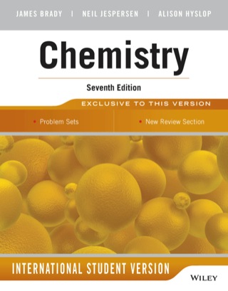 Cover image: Chemistry, International Student Version 7th edition 9781118717271