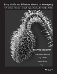 صورة الغلاف: Study Guide and Solutions Manual to Accompany Organic Chemistry 11th edition 9781118147900