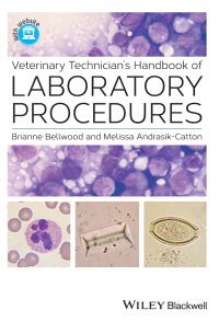 Imagen de portada: Veterinary Technician's Handbook of Laboratory Procedures 1st edition 9781118341933