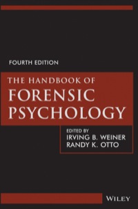 Titelbild: The Handbook of Forensic Psychology 4th edition 9781118348413