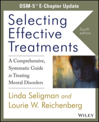 Cover image: Selecting Effective Treatments: A Comprehensive, Systematic Guide to Treating Mental Disorders, DSM-5 E-Chapter Update 4th edition 9781118739488