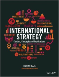 Imagen de portada: International Strategy: Context, Concepts and Implications 1st edition 9781405139687