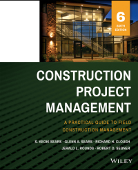 Imagen de portada: Construction Project Management 6th edition 9781118745052