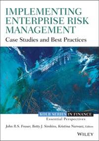Cover image: Implementing Enterprise Risk Management: Case Studies and Best Practices 2nd edition 9781118691960