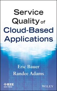 Imagen de portada: Service Quality of Cloud-Based Applications 1st edition 9781118763292