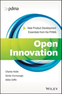 Cover image: Open Innovation: New Product Development Essentials from the PDMA 1st edition 9781118770771