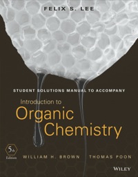 Cover image: Student Solutions Manual to Accompany Introduction to Organic Chemistry 5th edition 9781118424285