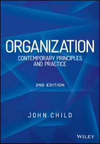 Cover image: Organization: Contemporary Principles and Practices 2nd edition 9781119951834