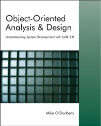 Cover image: Object-Oriented Analysis and Design: Understanding System Development with UML 2.0 1st edition 9780470092408