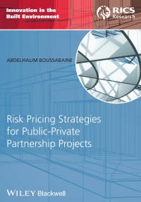 Imagen de portada: Risk Pricing Strategies for Public-Private Partnership Projects 1st edition 9781405177924