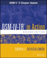 Imagen de portada: DSM-IV-TR in Action: DSM-5 E-Chapter Update 2nd edition 9781118784891