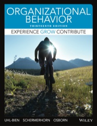 表紙画像: Organizational Behavior 13th edition 9781118517376