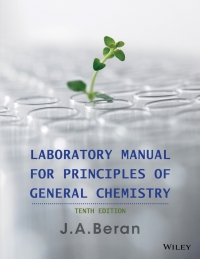 Omslagafbeelding: Laboratory Manual for Principles of General Chemistry 10th edition 9781118621516