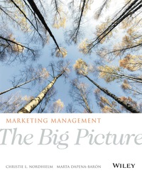 Imagen de portada: Marketing Management: The Big Picture 1st edition 9781118014554