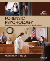 Cover image: Forensic Psychology 2nd edition 9781118554135