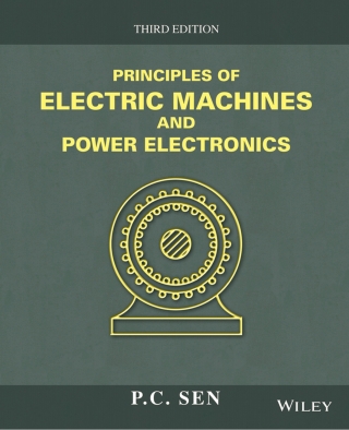 Cover image: Principles of Electric Machines and Power Electronics 3rd edition 9781118078877