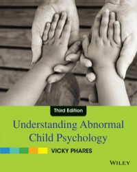 Imagen de portada: Understanding Abnormal Child Psychology 3rd edition 9780470587959