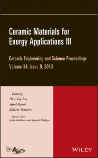 Cover image: Ceramic Materials for Energy Applications III 1st edition 9781118807583