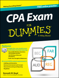 Cover image: CPA Exam For Dummies 1st edition 9781118813737