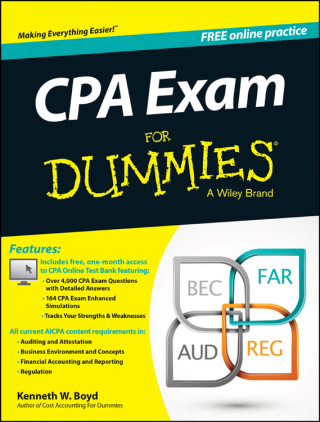 Cover image: CPA Exam For Dummies 1st edition 9781118813737