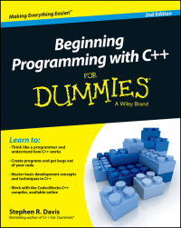 Cover image: Beginning Programming with C++ For Dummies 2nd edition 9781118823873