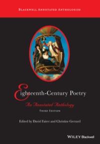 صورة الغلاف: Eighteenth-Century Poetry: An Annotated Anthology 3rd edition 9781118824757