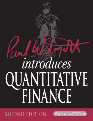 Cover image: Paul Wilmott Introduces Quantitative Finance 2nd edition 9780470319581