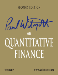 Cover image: Paul Wilmott on Quantitative Finance, 3 Volume Set 2nd edition 9780470018705