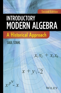 Cover image: Introductory Modern Algebra 2nd edition 9780470876169