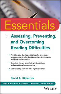 Cover image: Essentials of Assessing, Preventing, and Overcoming Reading Difficulties 1st edition 9781118845240