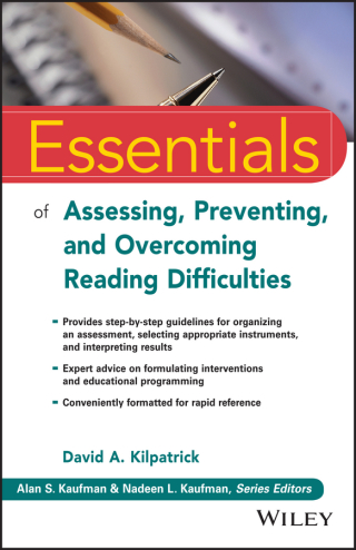 Cover image: Essentials of Assessing, Preventing, and Overcoming Reading Difficulties 1st edition 9781118845240
