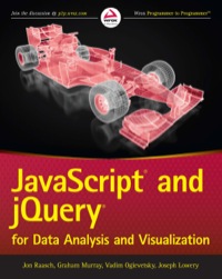 Cover image: JavaScript and jQuery for Data Analysis and Visualization 1st edition 9781118847060