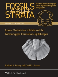 Cover image: Lower Ordovician trilobites of the Kirtonryggen Formation, Spitsbergen 1st edition 9781118825396