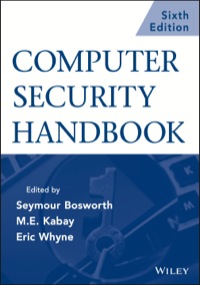 Cover image: Computer Security Handbook, Set 6th edition 9781118127063