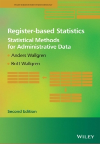 Cover image: Register-based Statistics 2nd edition 9781119942139