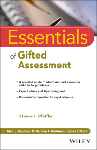 Imagen de portada: Essentials of Gifted Assessment 1st edition 9781118589205