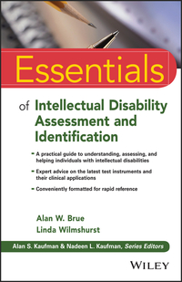 Cover image: Essentials of Intellectual Disability Assessment and Identification 1st edition 9781118875094