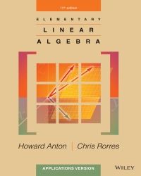 Imagen de portada: Elementary Linear Algebra, Applications Version 11th edition 9781118434413