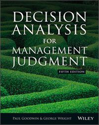 Imagen de portada: Decision Analysis for Management Judgment, 5th edition 9781118740736