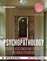 Omslagafbeelding: Psychopathology: Research, Assessment and Treatment in Clinical Psychology 2nd edition 9781118659335