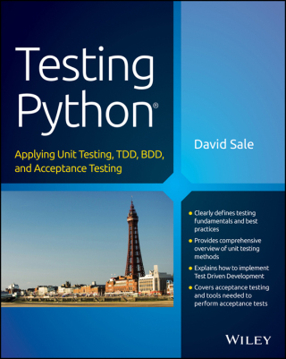 Imagen de portada: Testing Python: Applying Unit Testing, TDD, BDD and Acceptance Testing 1st edition 9781118901229