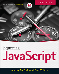 Imagen de portada: Beginning JavaScript 5th edition 9781118903339
