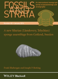 Cover image: A New Silurian (Llandovery, Telychian) Sponge Assemblage from Gotland, Sweden 1st edition 9781118906620