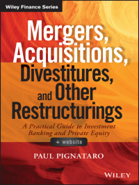 Imagen de portada: Mergers, Acquisitions, Divestitures, and Other Restructurings 1st edition 9781118908716