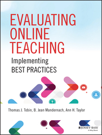 Imagen de portada: Evaluating Online Teaching: Implementing Best Practices 1st edition 9781118910368